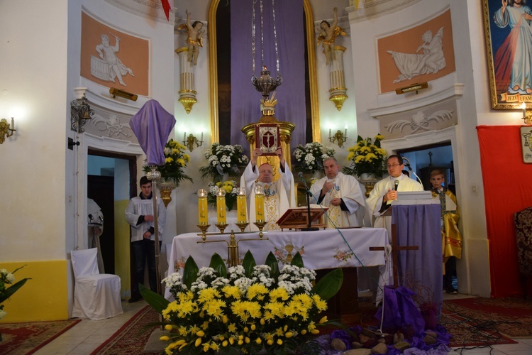 Powitanie ikony MB Częstochowskiej w Trębkach