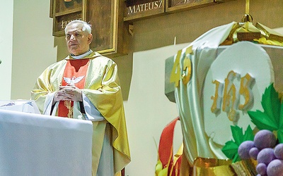 Ksiądz Franciszek Balion w dniu swojego jubileuszu.