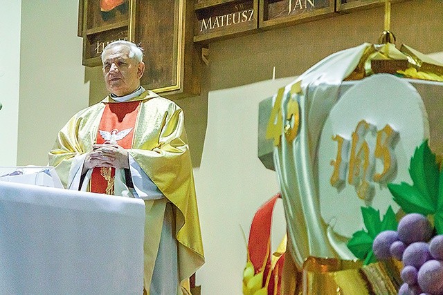 Ksiądz Franciszek Balion w dniu swojego jubileuszu.