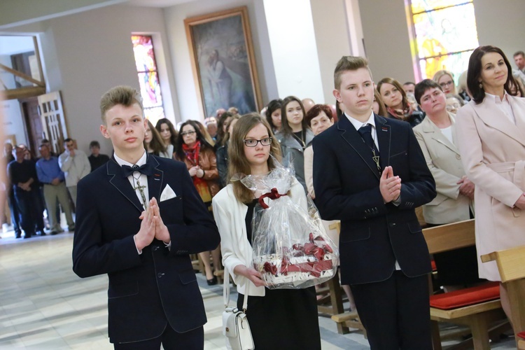 Bierzmowanie w Moszczenicy