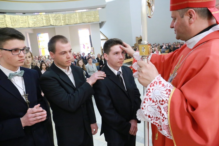 Bierzmowanie w Moszczenicy