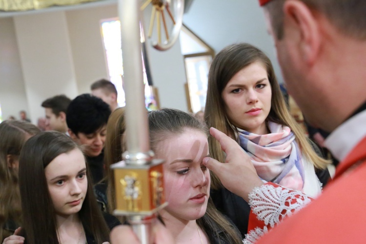 Bierzmowanie w Moszczenicy