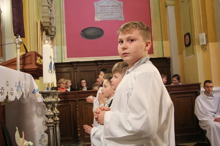 Powitanie ikony MB Częstochowskiej w Oporowie