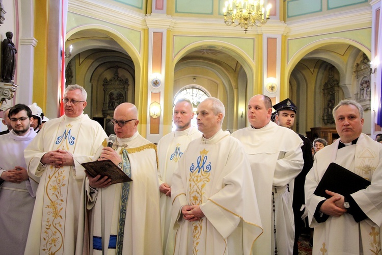 Powitanie ikony MB Częstochowskiej w Oporowie