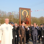 Powitanie ikony MB Częstochowskiej w Oporowie