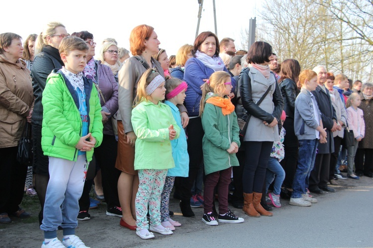 Powitanie ikony MB Częstochowskiej w Oporowie