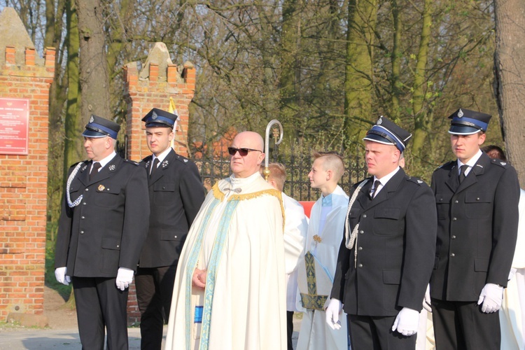 Powitanie ikony MB Częstochowskiej w Oporowie