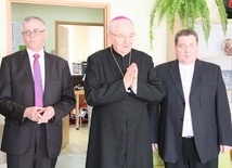 Spotkanie abp. Stanisława Budzika z Jadwigą Szubartowicz, najstarszą Polką