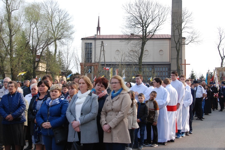 Powitanie ikony MB Częstochowskiej w Bedlnie