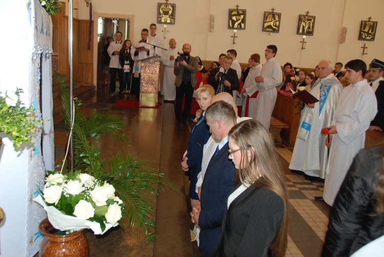 Powitanie ikony MB Częstochowskiej w Bedlnie