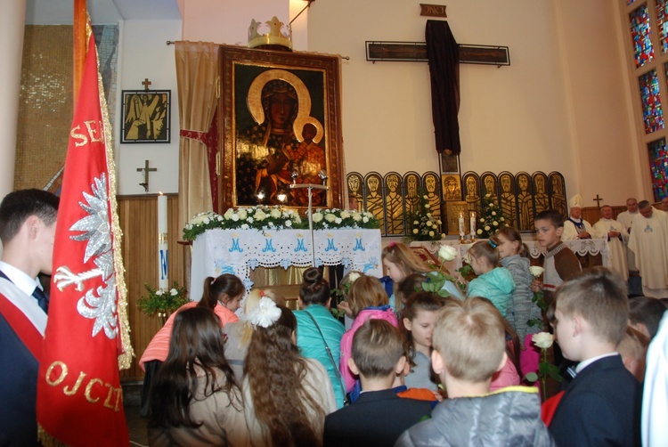 Powitanie ikony MB Częstochowskiej w Bedlnie