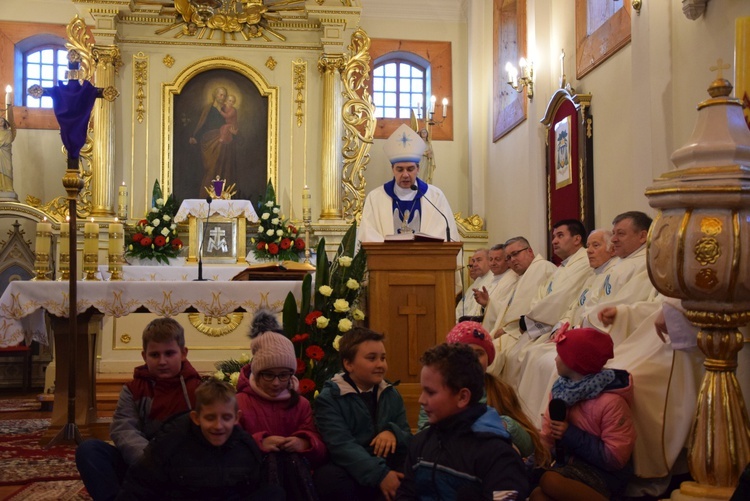 Powitanie ikony MB Częstochowskiej w Pleckiej Dąbrowie