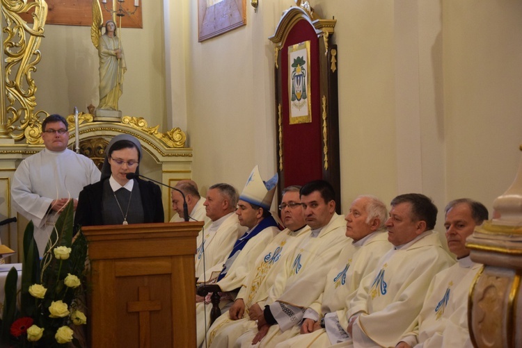 Powitanie ikony MB Częstochowskiej w Pleckiej Dąbrowie