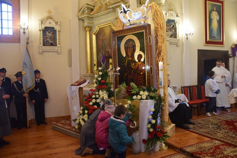 Powitanie ikony MB Częstochowskiej w Pleckiej Dąbrowie