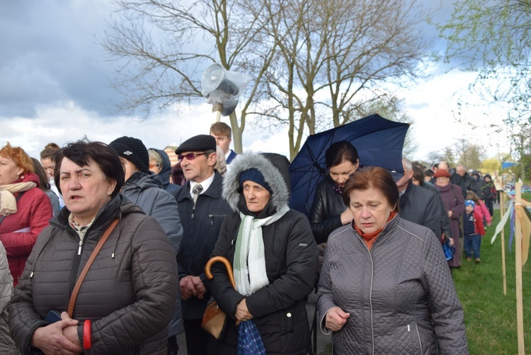 Powitanie ikony MB Częstochowskiej w Pleckiej Dąbrowie