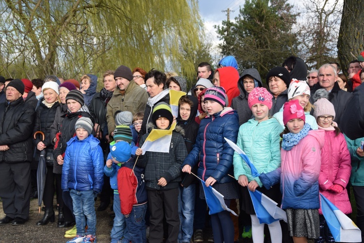 Powitanie ikony MB Częstochowskiej w Pleckiej Dąbrowie