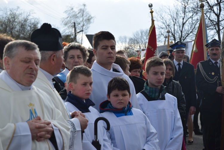 Powitanie ikony MB Częstochowskiej w Pleckiej Dąbrowie