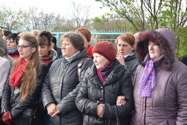 Powitanie ikony MB Częstochowskiej w Pleckiej Dąbrowie