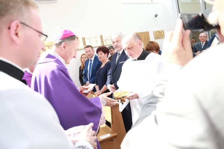 Poświęcenie kaplicy w Dąbrowie Tarnowskiej