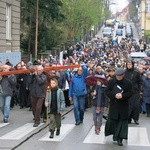 Krzyż na ulicach Bielska-Białej