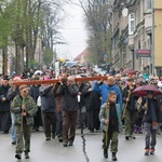 Krzyż na ulicach Bielska-Białej