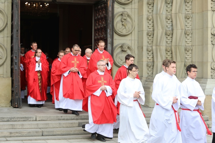 Niedziela Palmowa młodych w bielskiej katedrze - 2017