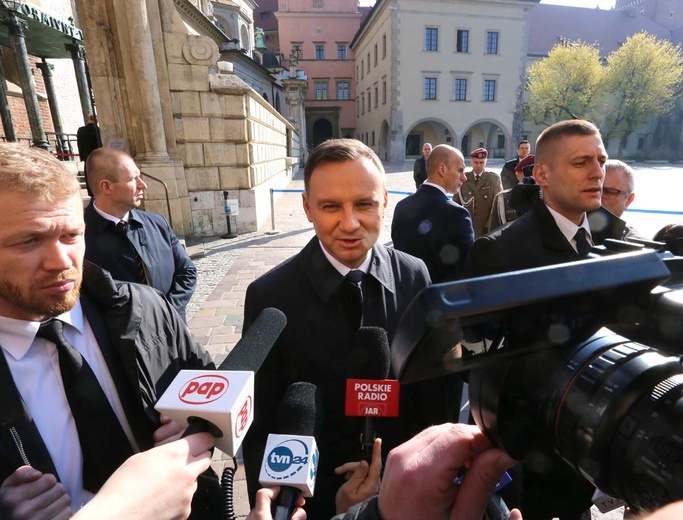 Andrzej Duda 10 kwietnia na Wawelu