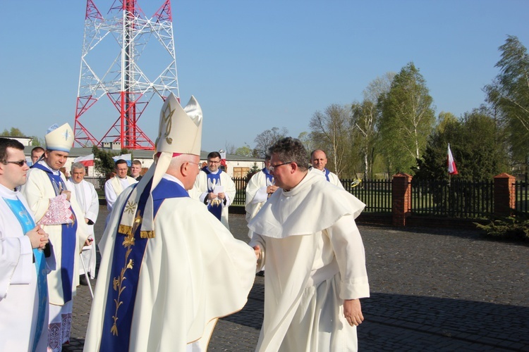 Powitanie ikony MB Częstochowskiej w WSD w Łowiczu