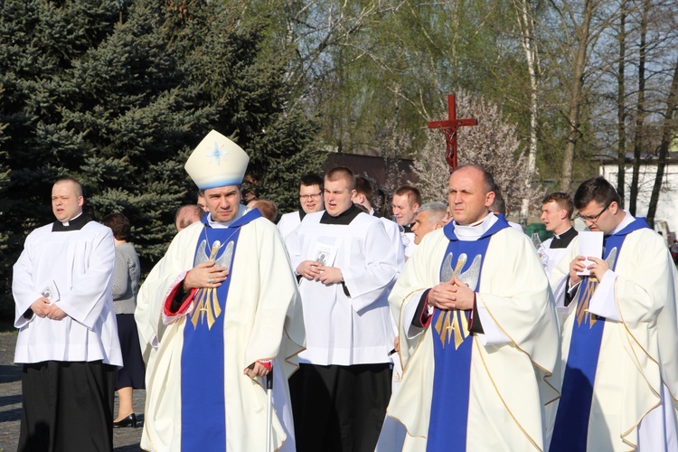 Powitanie ikony MB Częstochowskiej w WSD w Łowiczu