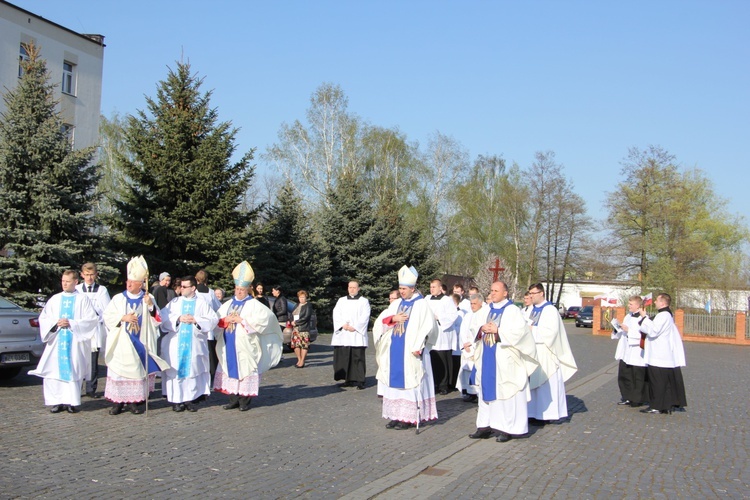 Powitanie ikony MB Częstochowskiej w WSD w Łowiczu