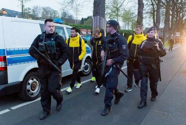 Policja: Celowy atak na drużynę BVB