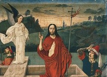 Dirk Bouts starszy "Zmartwychwstanie", tempera na płótnie, ok. 1455 r. Muzeum Norton Simon, Pasadena.