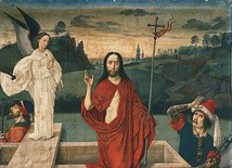 Dirk Bouts starszy "Zmartwychwstanie", tempera na płótnie, ok. 1455 r. Muzeum Norton Simon, Pasadena.