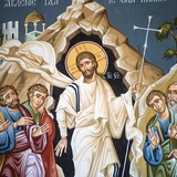Po zmartwychwstaniu  Jezus ukazuje się uczniom.