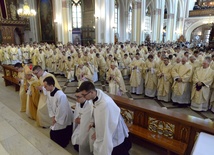 Eucharystię z biskupami celebrowali księża z całej diecezji