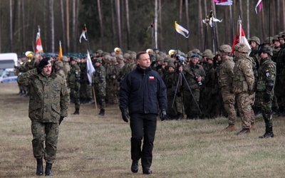 Prezydent podczas powitania wojsk NATO: to historyczny moment