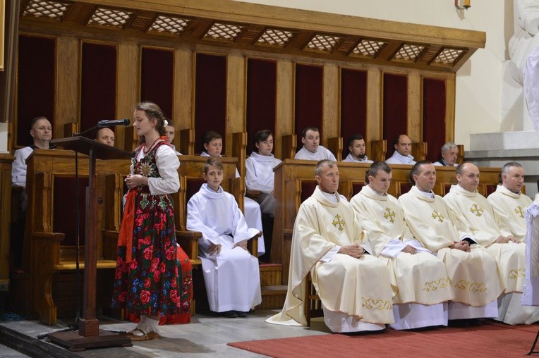Liturgia Wielkiego Czwartku w parafii NSPJ w Nowym Targu