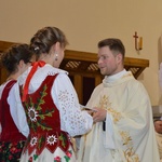 Liturgia Wielkiego Czwartku w parafii NSPJ w Nowym Targu