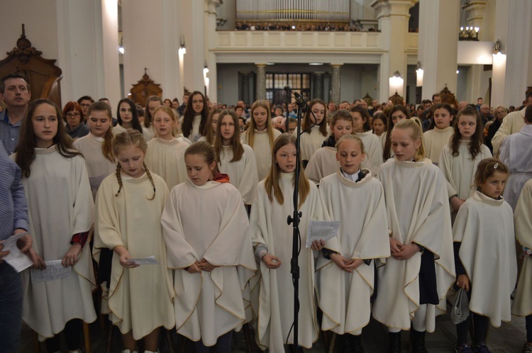 Liturgia Wielkiego Czwartku w parafii NSPJ w Nowym Targu