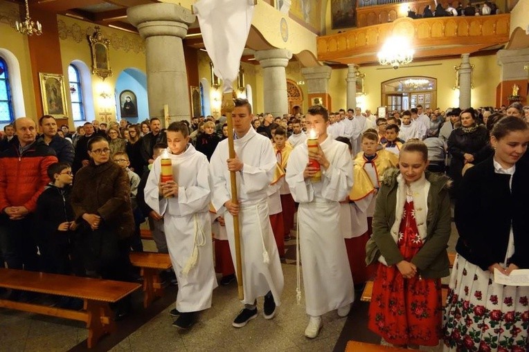 Liturgia Wielkiego Czwartku w Poroninie 