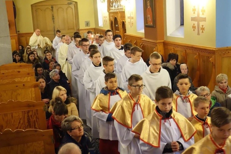 Liturgia Wielkiego Czwartku w Poroninie 