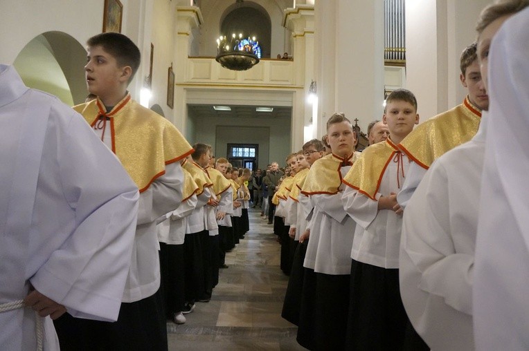 Liturgia Wielkiego Czwartku w parafii NSPJ w Nowym Targu