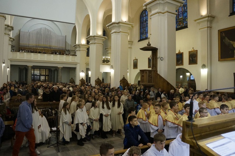 Liturgia Wielkiego Czwartku w parafii NSPJ w Nowym Targu