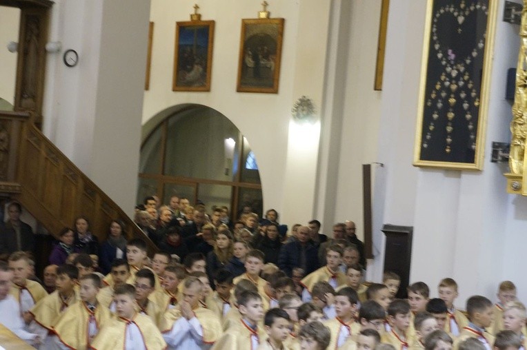 Liturgia Wielkiego Czwartku w parafii NSPJ w Nowym Targu