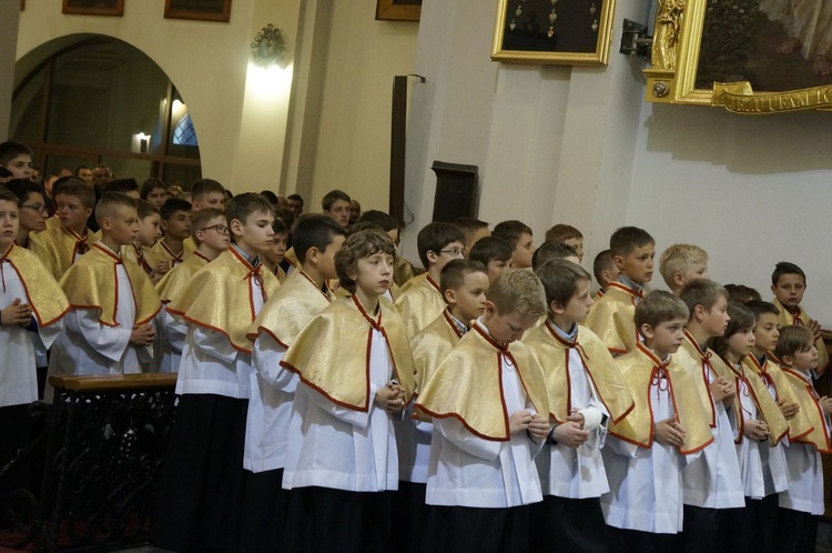 Liturgia Wielkiego Czwartku w parafii NSPJ w Nowym Targu