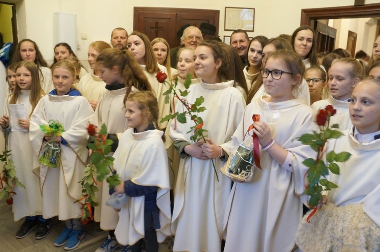 Liturgia Wielkiego Czwartku w parafii NSPJ w Nowym Targu