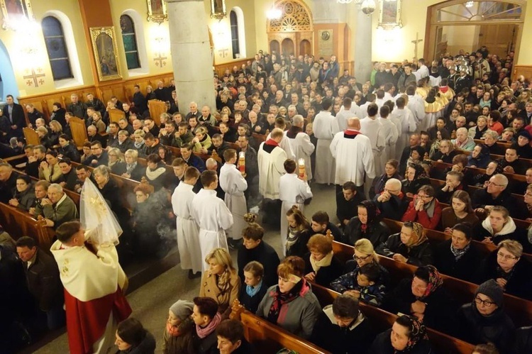 Liturgia Wielkiego Piątku w Poroninie 