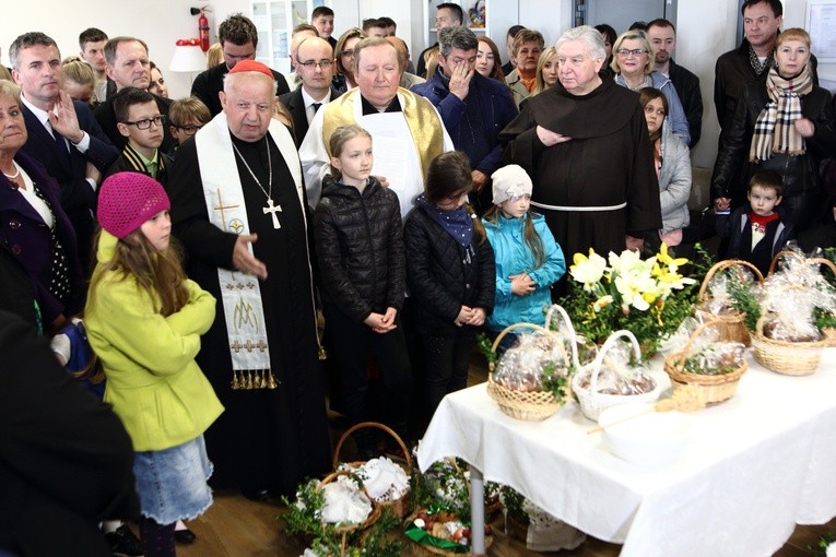 Poświęcenie pokarmów na Campus Misericordiae