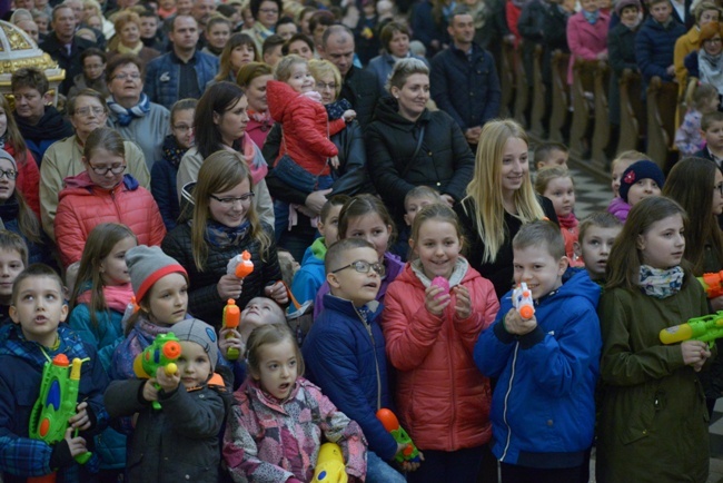 Dyngus w kolegiacie św. Bartłomieja w Opocznie