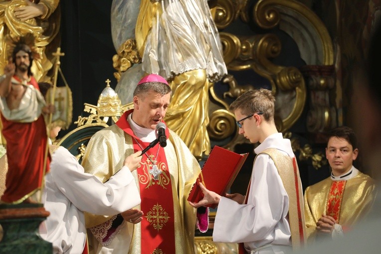 Liturgii w konkatedrze przewodniczył bp Roman Pindel